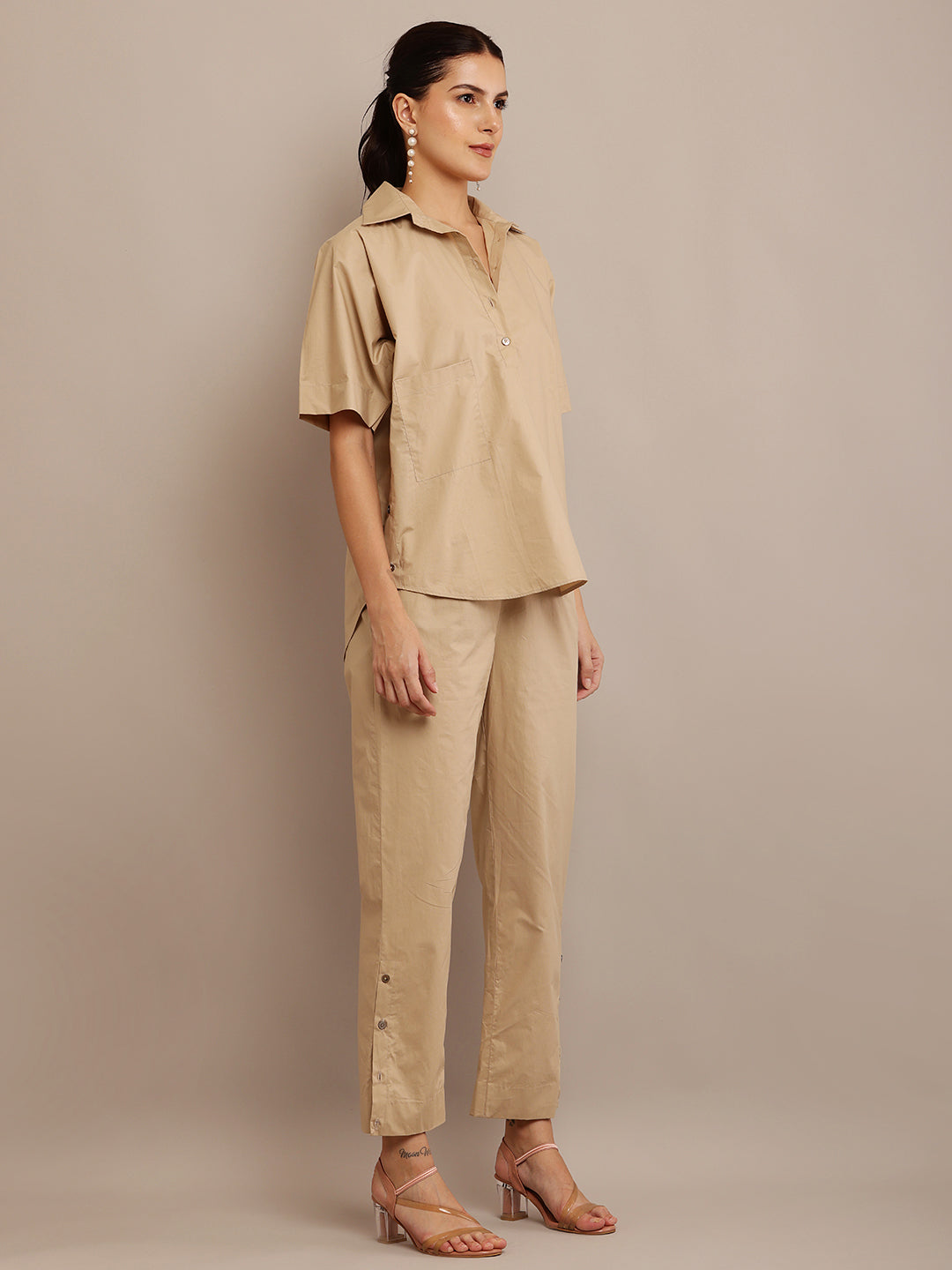 Kaft Khaki Top & Pant