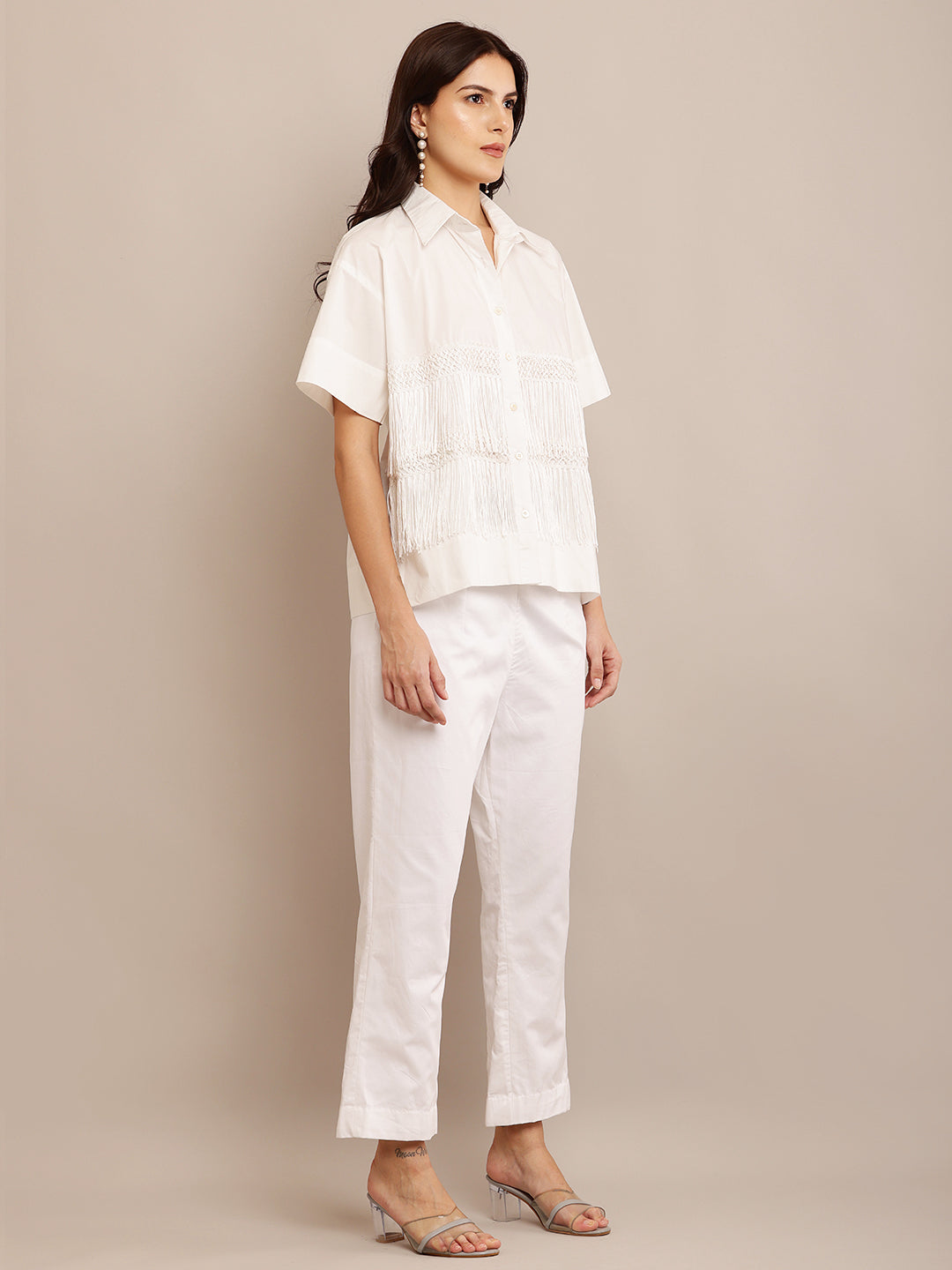 Tassel Shirt & Button Pants