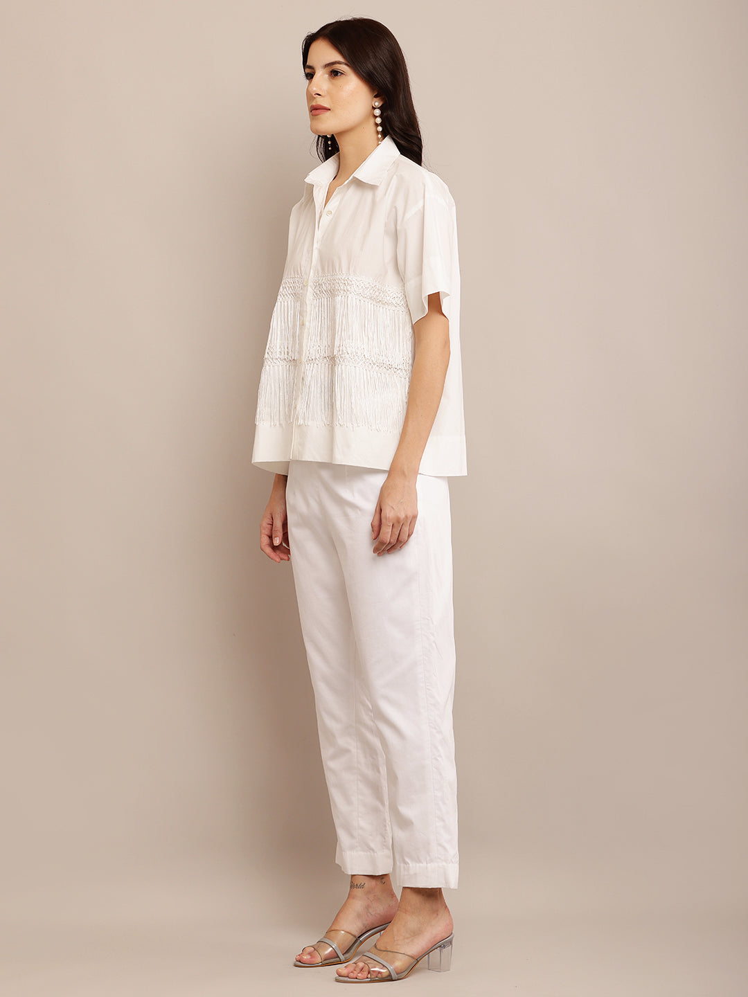 Tassel Shirt & Button Pants